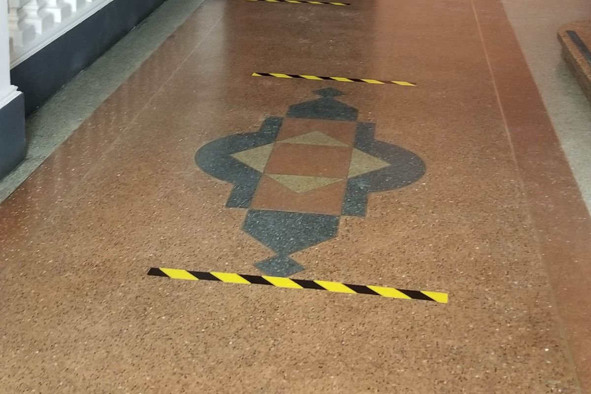 Piso en terrazo